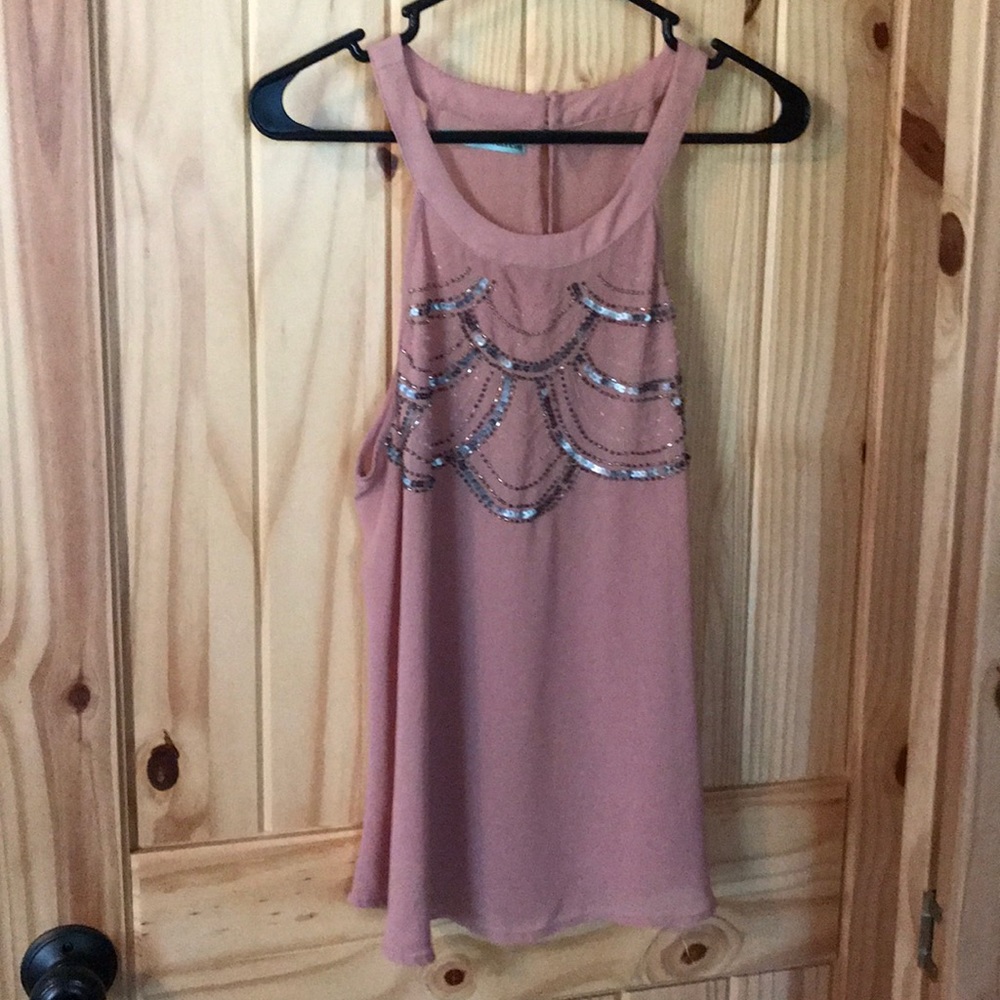 Soft, Rose Gold Blouse